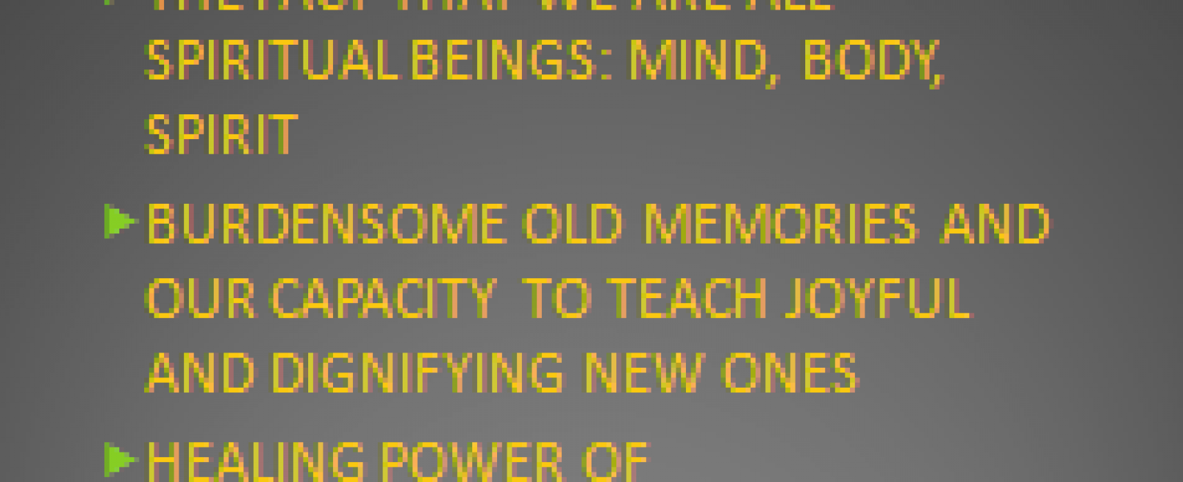 Another vivid memory: The origin of Gentle Teaching- Memories of a psychiatric hospital